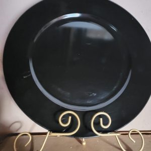 Plain Black Underplate