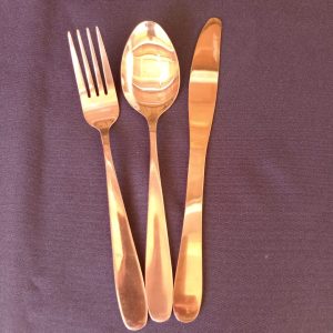 Plain Rose Gold Cutlery